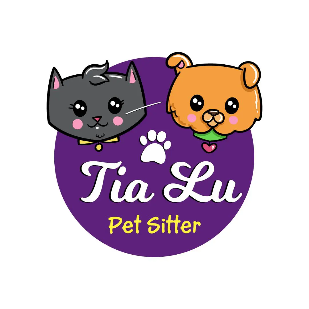 Logotipo Tia Lu Pet Sitter em identidade visual desenvolvida pela Dektri Comunicação
