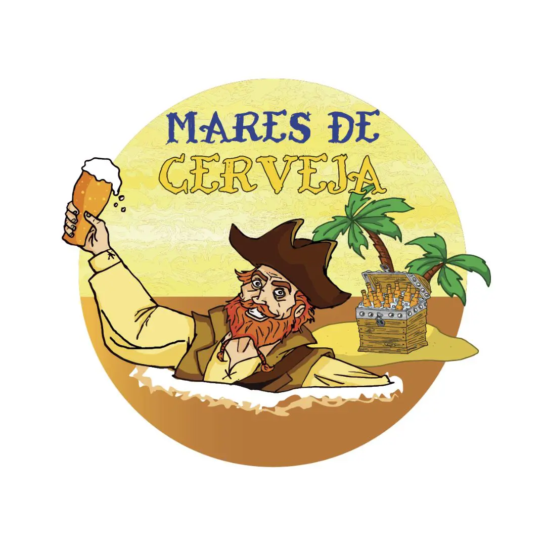 Logotipo Mares de Cerveja em ação de branding com Dektri Comunicação