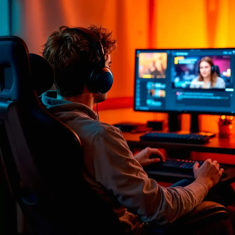 Edição audiovisual profissional com equipe Dektri Comunicação